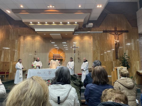 Los franciscanos rezan por la Paz en Madrid