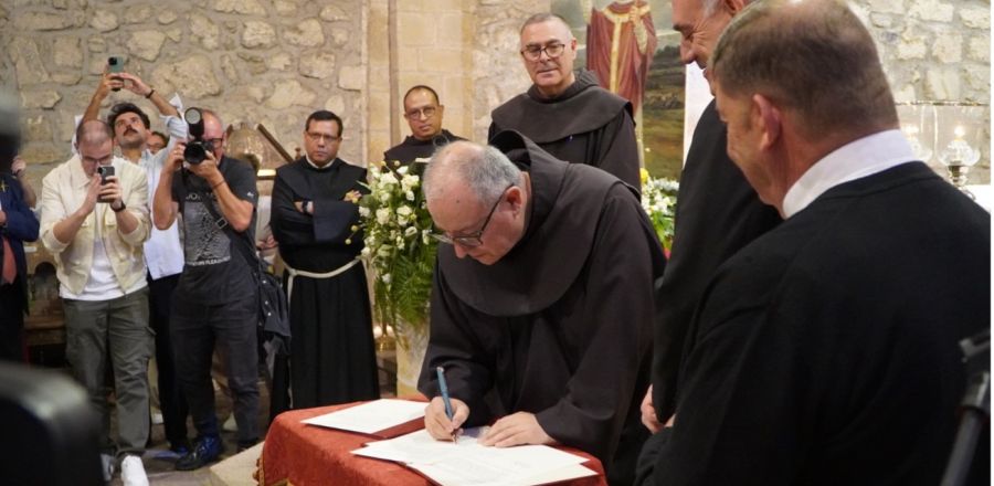 Hermanamiento del monasterio de Santo Toribio de Liébana con la basílica del Santo Sepulcro