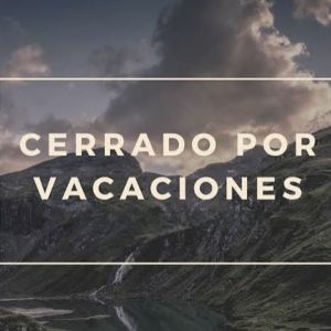 Cerramos por vacaciones